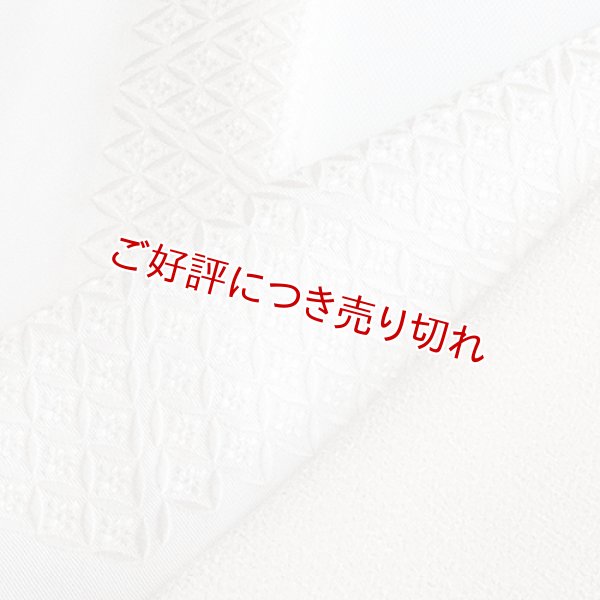 画像1: 刺繍半襟　七宝菊　淡いサモンピンク（02） (1)