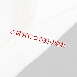 画像1: 刺繍半襟　七宝菊　白（20）