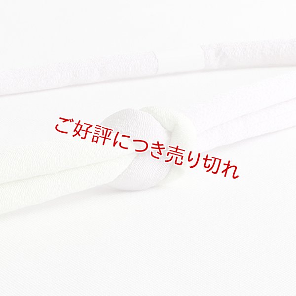 画像1: 帯締め　丸ぐけ 縮緬水引　夏虫色（なつむしいろ）／白藤色（しらふじいろ） （03） (1)