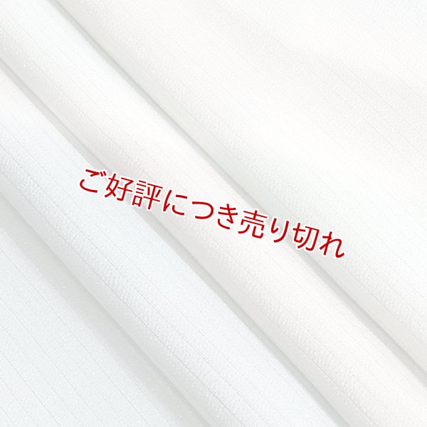 画像1: 帯揚げ 絽縮緬　銀入三色流水　（02） (1)