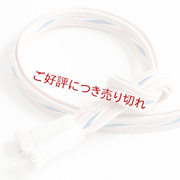 画像1: 帯締め　レース四本洋角ひねり撚房　（04） (1)