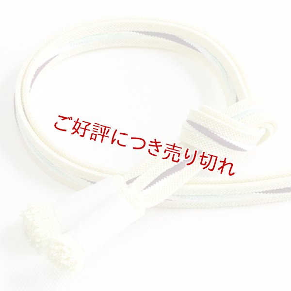 画像1: 帯締め　レース四本洋角ひねり撚房　（02） (1)
