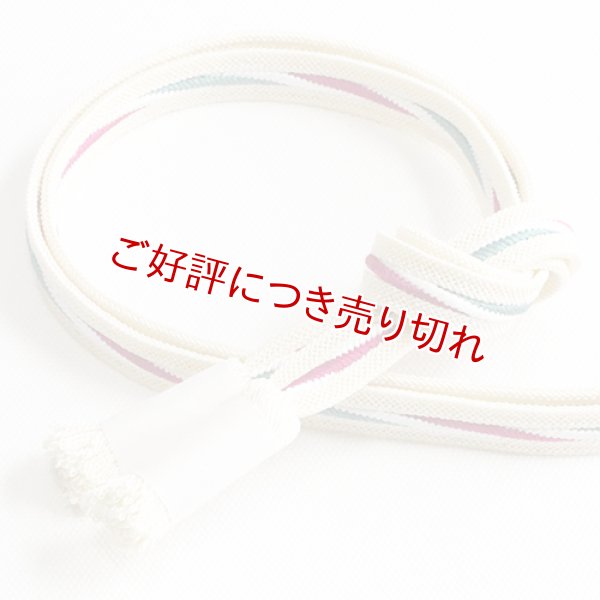 画像1: 帯締め　レース四本洋角ひねり撚房　（01） (1)