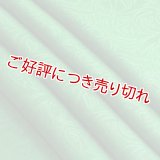 帯揚げ 紋紗　アラベスク無地　ビリジアン（05）