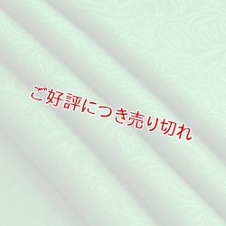 画像1: 帯揚げ 紋紗　アラベスク無地　ビリジアン（05）