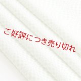 帯揚げ　絽白地モダン市松　アップルグリーン（03）