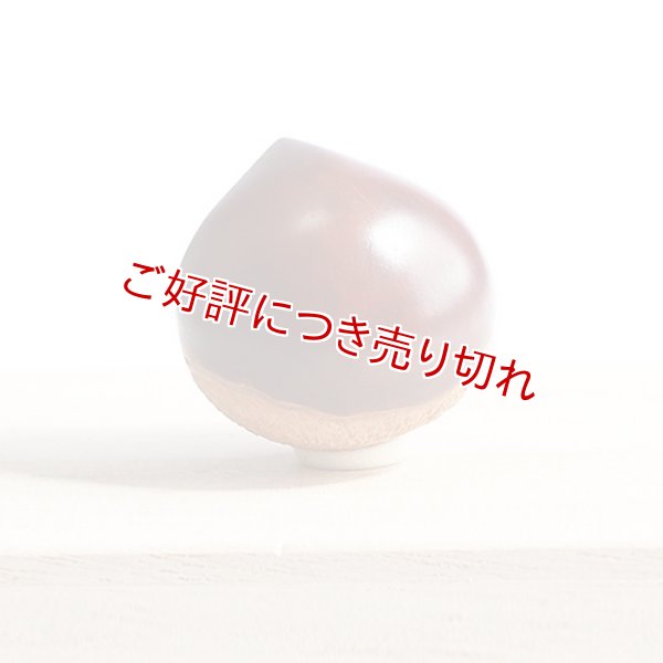 画像1: 黄楊根付　栗（小）【岡壱名入り】【桐箱付き】　（2024年9月26日掲載） (1)