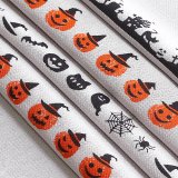 帯揚げ　ハロウィン　シルバーグレー（04）