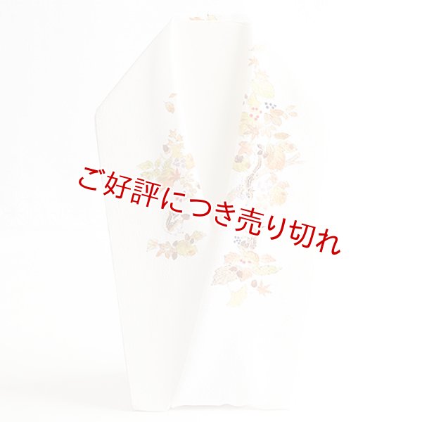 画像1: 手描き半襟　リスと森の実 (1)
