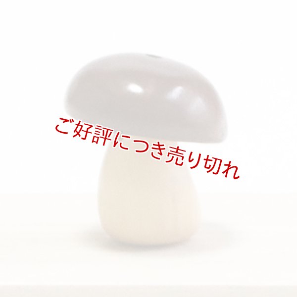 画像1: 黄楊根付　きのこ（C）【岡壱名入り】（2024年11月20日掲載） (1)