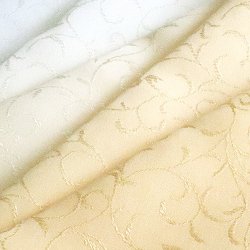 画像1: 帯揚げ　一色吸い上げぼかし　黄支子色（きくちなしいろ） （04）