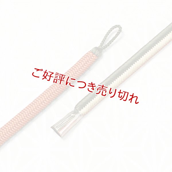 画像1: 紳士羽織紐　丸平唐大和二色立別昼夜　短タイプ　岩井茶（いわいちゃ）・榛色（はしばみいろ）／錆朱（さびしゅ）（22） (1)