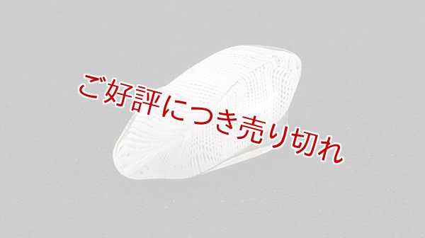 画像1: ガラス帯留め　slow sphatika（スロースパティカ）　白い羽根 ※桐箱付き (1)