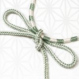 羽織紐　女中　八津切替鴨川撚房　柳染（やなぎぞめ）（02）