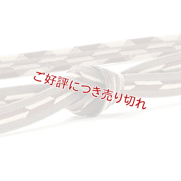 画像1: 帯締め　内記二色矢羽根撚房　（04） (1)