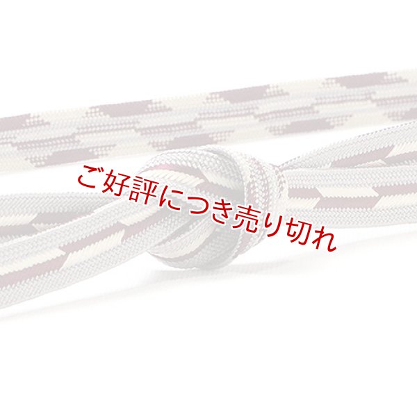 画像1: 帯締め　内記二色矢羽根撚房　（05） (1)