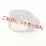 黄楊根付　蛙【岡壱名入り】【桐箱付き】（2025年4月掲載）
