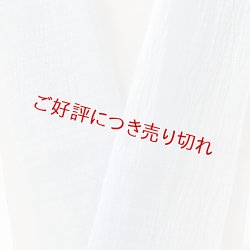 画像1: 半襟　麻絽無地　ライトブルー（08）