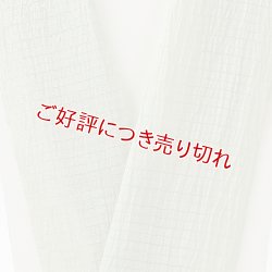 画像1: 半襟　麻絽無地　山葵色（わさびいろ）（22）