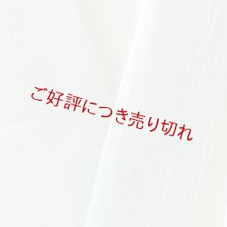 画像1: 半襟　麻絽無地　水色（みずいろ）（24）