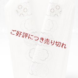 画像1: 半襟　麻絽 刺繍いろいろ　（05）