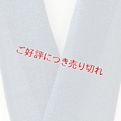 画像1: 半襟　麻絽 藍染め　（10）