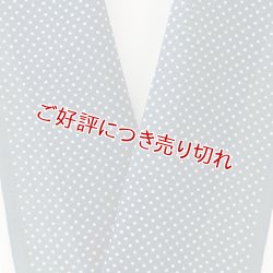 画像1: 半襟　麻絽 藍染め　（03）