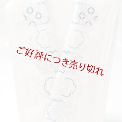 画像1: 半襟　麻絽 刺繍いろいろ　（04）