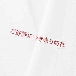 画像1: 夏物白半襟　天然素材　正絹　きんち（楊柳）絽