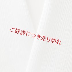 画像1: 単衣用白半襟　天然素材　正絹　きんち（楊柳）