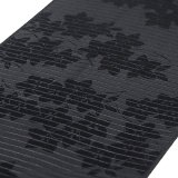 礼装用　帯揚げ　喪服用　絽 桔梗