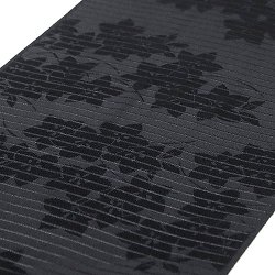 画像1: 礼装用　帯揚げ　喪服用　絽 桔梗