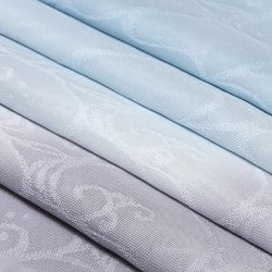 画像1: 帯揚げ　紋紗波柄二色ぼかし　（05）