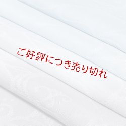 画像1: 帯揚げ　紋紗波柄二色ぼかし　（05）