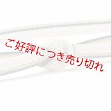 帯締め　レース小梅小桜二色立別銀散し撚房　（07）