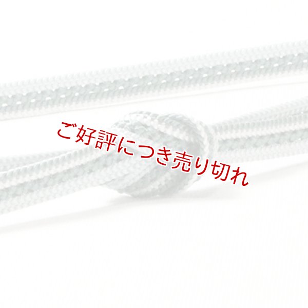 画像1: 帯締め　レース小梅小桜二色濃色立別銀散し撚房　（02） (1)