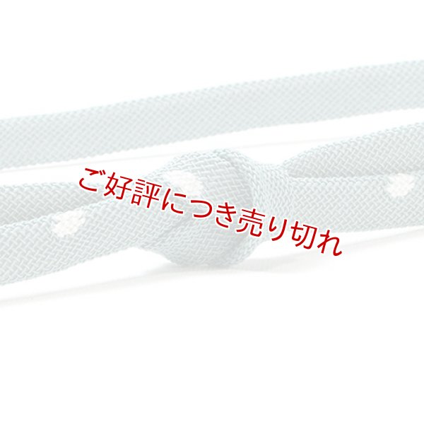 画像1: 帯締め　レース二重内記両胴水玉撚房　（04） (1)