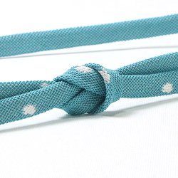 画像1: 帯締め　レース二重内記両胴水玉撚房　（05）