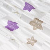 帯揚げ　絽二色桔梗に露芝　二藍（ふたあい）／白橡（しろつるばみ）（05）