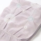 帯揚げ　絽輪出し水玉に傘巻 　（01）