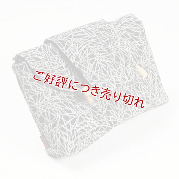画像1: 紳士用　キモノウエストポーチ　フォレスト（鼠） (1)