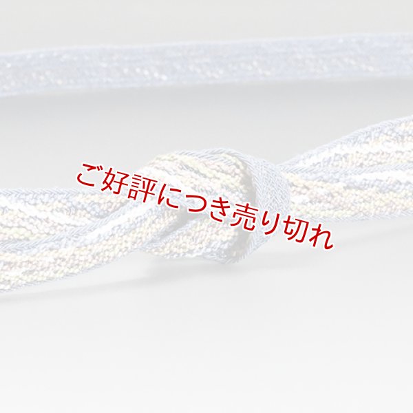 画像1: 帯締め　レース畝打五色よろけ耳付撚房　（01） (1)