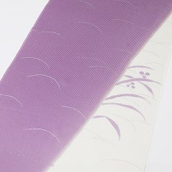 画像1: 帯揚げ　ローケツ染分に露芝　（06）