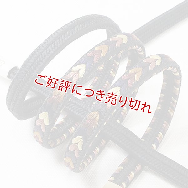 画像1: 帯締め　ゆるぎ片銅ハート柄　（02） (1)