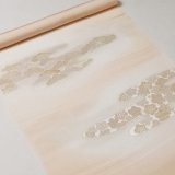 帯揚げ　縫取霞に松竹梅　（02）