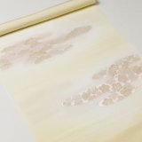帯揚げ　縫取霞に松竹梅　（03）