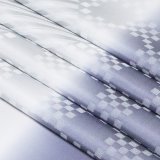 帯揚げ　防染染め分け市松に斜線　（06）