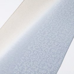 画像1: 帯揚げ　防染染め分け唐草　（03）