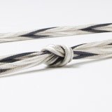 帯締め　洋角ひねり二本合わせ撚房　（08）