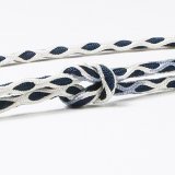 帯締め　孔雀かごめ撚房　鉄紺（05）